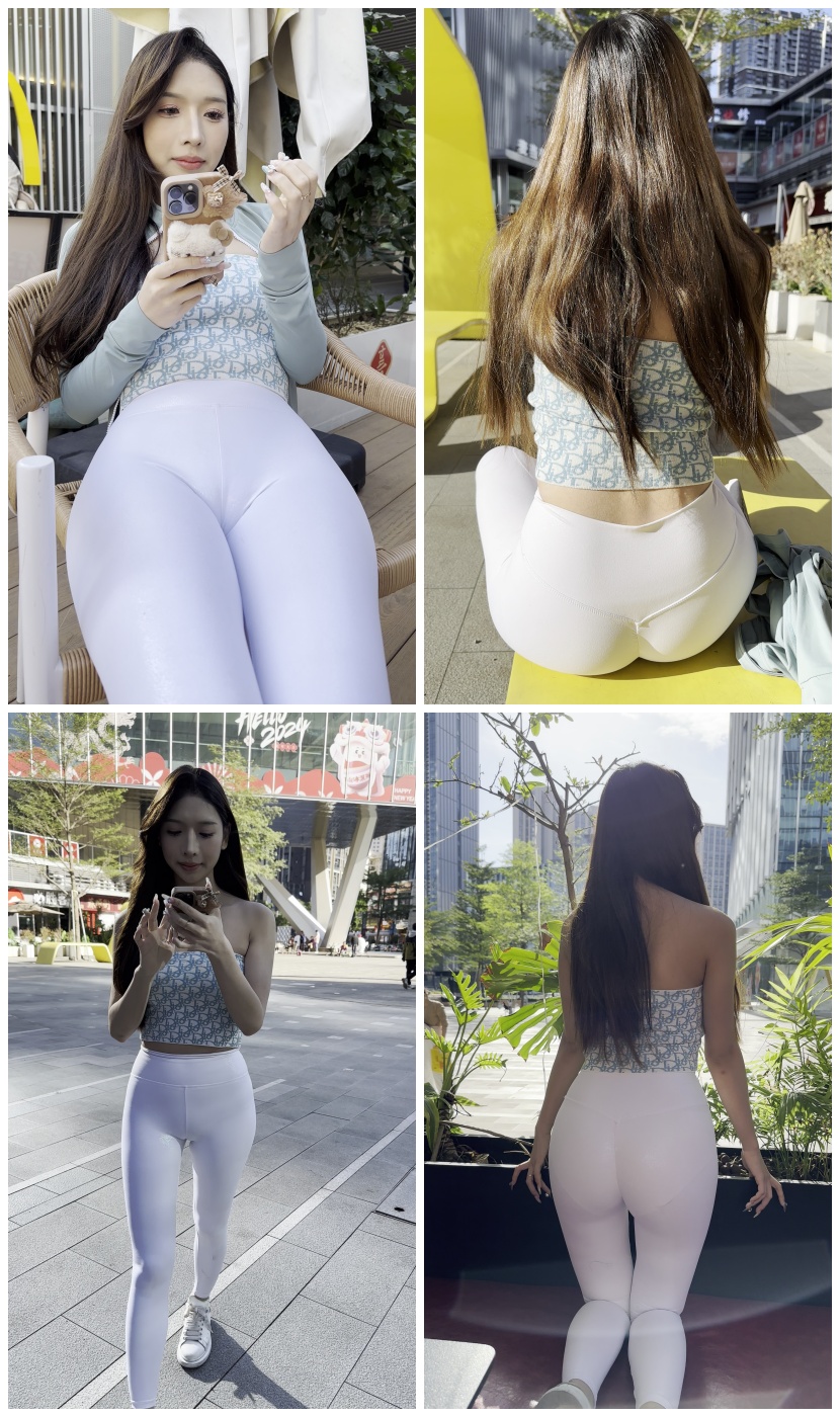 (视频)白色紧身瑜伽裤翘臀美少妇-MP4/11.8G